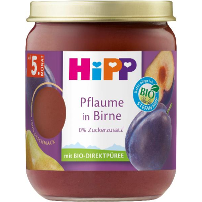 Hipp pflaum di pear bio 160 g