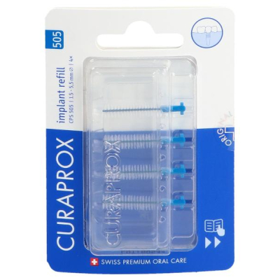 CURAPROX CPS 505 Implant refill 4x blue