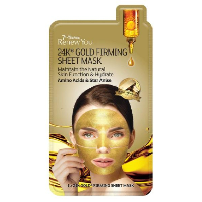 7TH HEAVEN Sheet Mask Renew You 24k Gold Firming