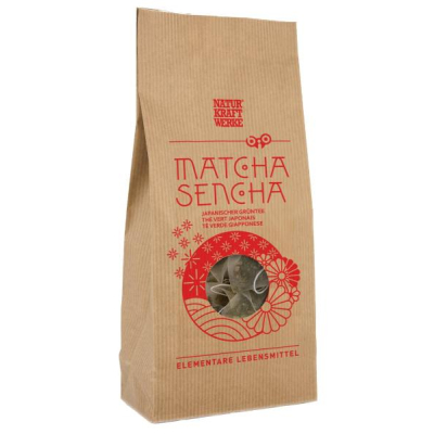 Naturkraftwerke Organic Matcha Sencha 20 Bags 2.5 G