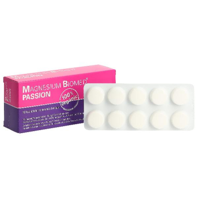 BIOMED MAGNESIUM Chewable Tablets PASSION 30 pcs