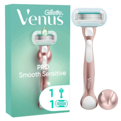 GILLETTE Venus Pro Smooth Safety Razor 1 Cl+Shower