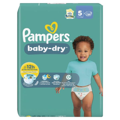 Pampers Baby Dry Gr5 11-16kg Juni Spar 39 Stk