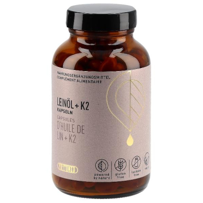 PHYTOMED Flaxseed Oil + K2 Caps Glass 200 pcs PHYTOMED Flaxseed Oil + K2 Caps Glass 200 pcs