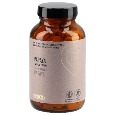 PHYTOMED Papaya Tablets Glass 200 Pieces PHYTOMED Papaya Tablets Glass 200 Pieces