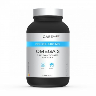 QNT CARE Omega 3 Soft Capsules Glass Bottle 90 Pieces