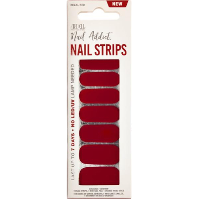 Ardell Nail Addict Strips Regal Red 16 Stk