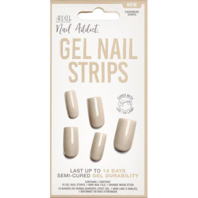 Ardell Nail Addict Gel Strips Cashmere Sands 16 PC