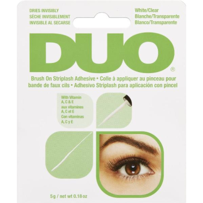 Duo børste-på klart klæbemiddel med vitaminer 5 g