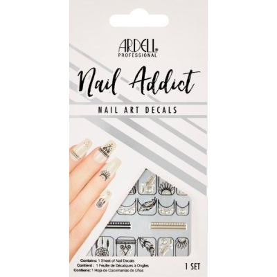 מדבקות אמנות ציפורניים של ארדל בוהו שיק
