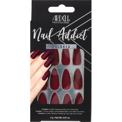 מכור ציפורניים של ארדל בורדו בצבע 28 חתיכות