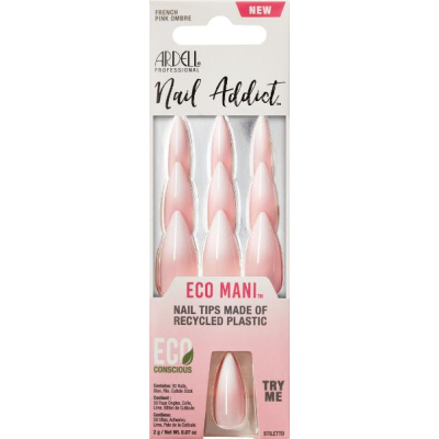 Ardell Nail Addict Eco Mani Pink Ombre 30 штук