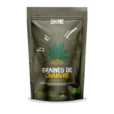 SHINE Shelled Hemp Seeds ORGANIC Bag 100 g