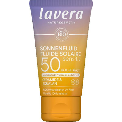 Lavera حساس الشمس السائل SPF50 أنبوب 40 مل