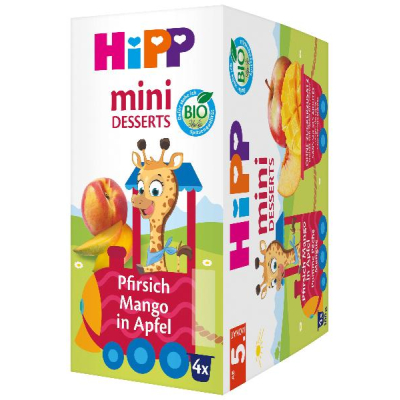 HIPP Peach in Apple 4 x 100 g