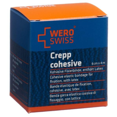 Wero Swiss Lux K-10 EL ljepljivi zavoj 4mx6cm bijeli