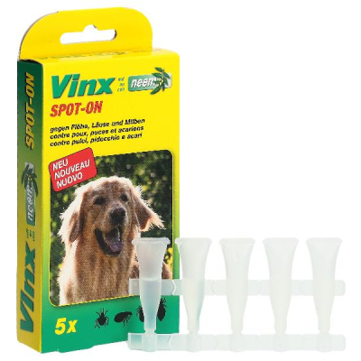 VINX Spot On Drops with Neem Dog 5 x 1 ml