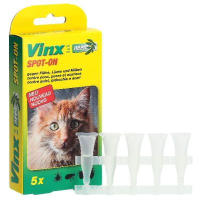 VINX Spot On Drops with Neem Cat 5 x 1 ml