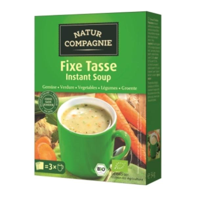 Natur Compagnie Sopa de vegetales instantáneas orgánicas 60 g