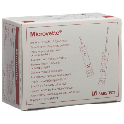 MICROVETTEN 100 Hematology Potassium-EDTA 100 Pieces