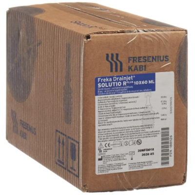FREKA Drainjet Solutio R plus Catheters 10 x 60 ml