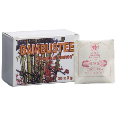 Templo del cielo de té de bambú 20 bolsas 2 g