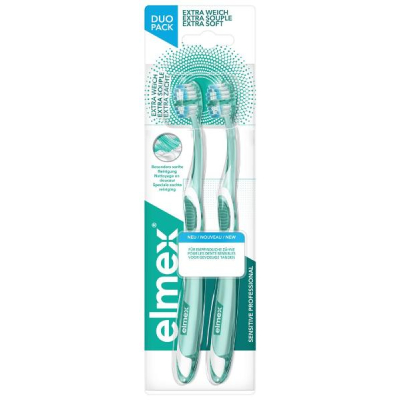 ELMEX SENSITIVE PROF Toothbrush Duo 2 Pcs