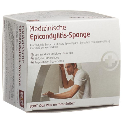Bort Stabilo Epicondilitis Brace Tamaño 3 de plata