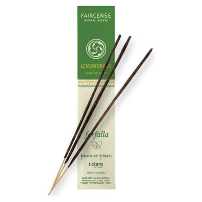 FAIRCENSE Incense Sticks Lemongrass/Rel Earth 10 Pieces