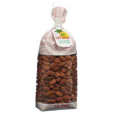 BIO SUN SNACK Brown Almonds Organic Bag 500 g