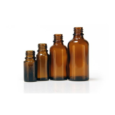 FARFALLA Empty Set Brown Glass with Caps 6 x 30 ml