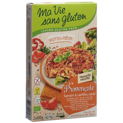 MA VIE S GLUT Tomato-Red Lentils Patties 2 x 100 g