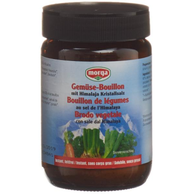 MORGA Vegetable Broth with Himalayan Salt 200 g