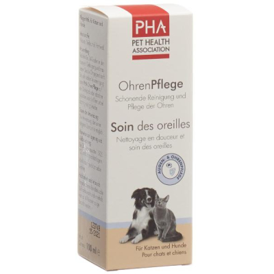 PHA Ear Care Drops for Dogs and Cats 100 ml PHA Ear Care Drops for Dogs and Cats 100 ml
