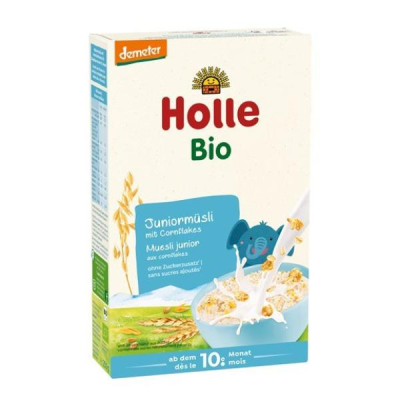 HOLLE Organic Junior Muesli Multigrain with Cornflake 250 g