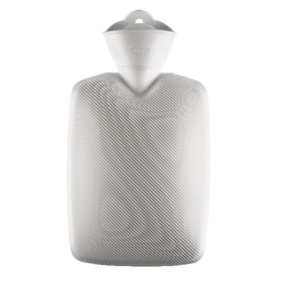 EMOSAN Hot Water Bottle Half Rib White