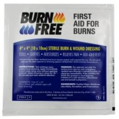 BURNFREE Wound Dressing 10x10cm Sterile with Gel BURNFREE Wound Dressing 10x10cm Sterile with Gel