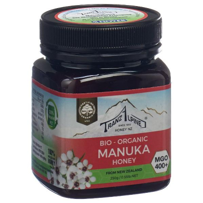TRANZALPINE Manuka Honey MGO 400+ Organic 250 g