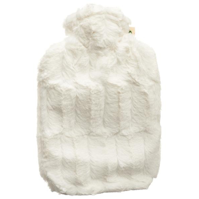 FROG Hot Water Bottle PVC 1.8l High Pile Cover Cream