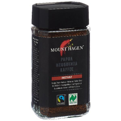 MOUNT HAGEN Organic Fairtrade Instant Coffee 100 g