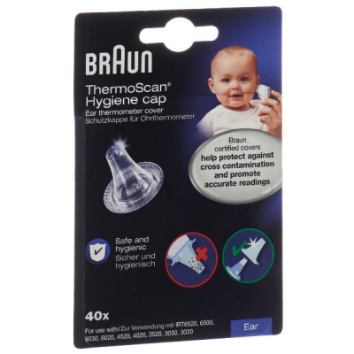 BRAUN (PI-APS) ThermoScan Protective Cover LF40EULA 40 Pieces