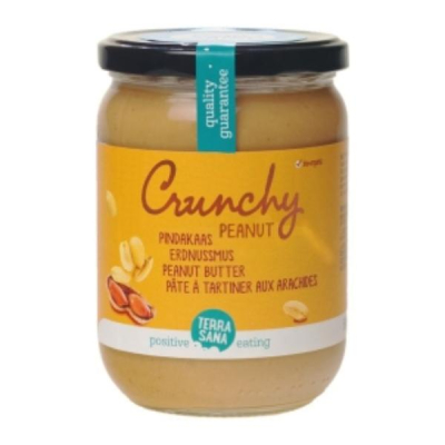TERRASANA Crunchy Peanut Butter Organic 500 g