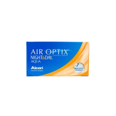 AIR OPTIX Night & Day Aqua Contact Lenses plano 6 Pcs