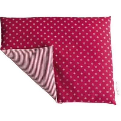 HERZZUCKER Canola Heat Cushion 26x21cm Little Stars Red