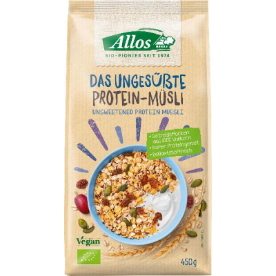 ALLOS The Unsweetened Protein Muesli Bag 450 g