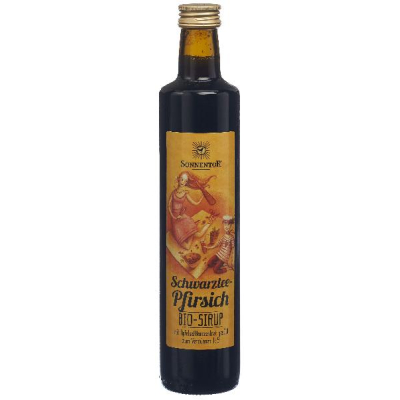SONNENTOR Black Tea-Peach Syrup ORGANIC 500 ml