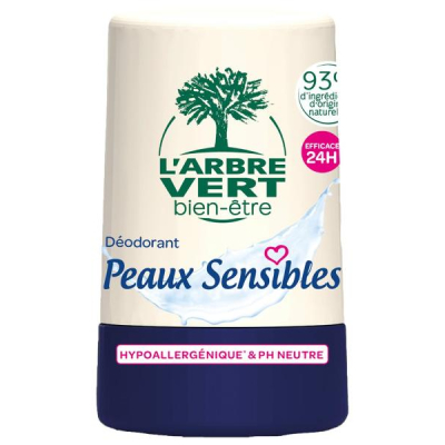 L'ARBRE VERT Eco Deo Roll-on Sensitive Skin FR 50 ml