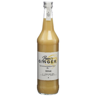 BEN'S GINGER Organic Ginger Concentrate Small 500 ml