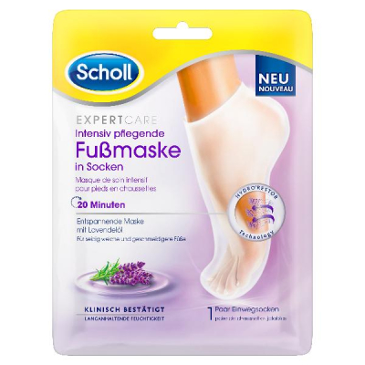 SCHOLL Intensive Care Foot Mask Lavender Oil 2 Pcs