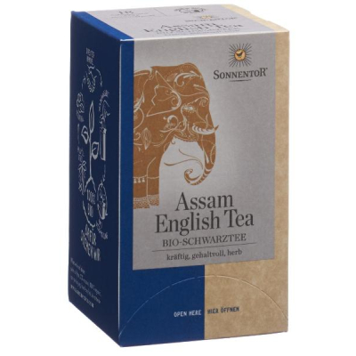SONNENTOR Black Tea Assam English Tea ORGANIC 18 pcs